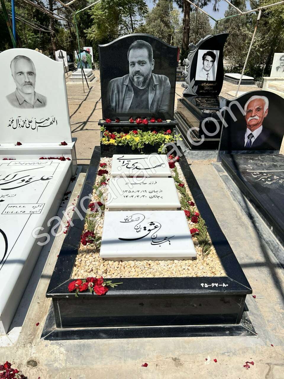 سنگ سه تکه با سنگ هرات و گرانیت