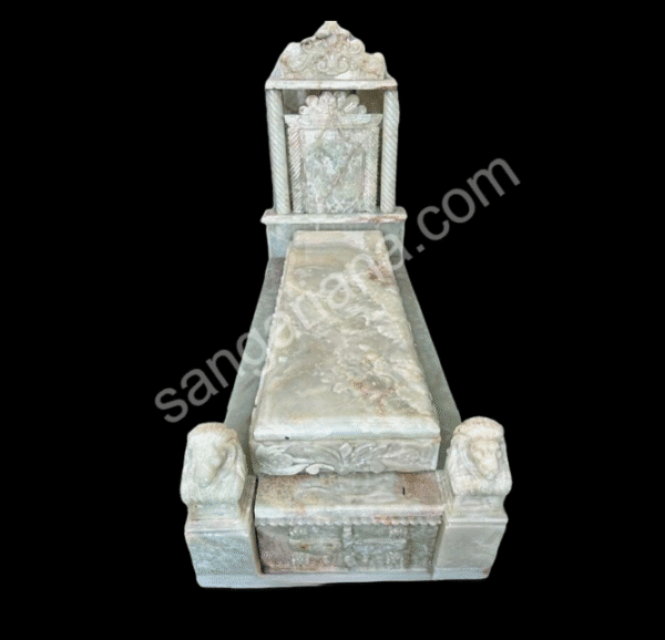 سنگ‌مرمر سبز کرمان گوی ها از طرح کله شیر کد 110