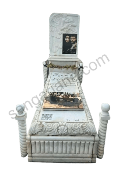 مرمر هرات ۸سانتی وکتیبه فرشته کار ی vip کد 140