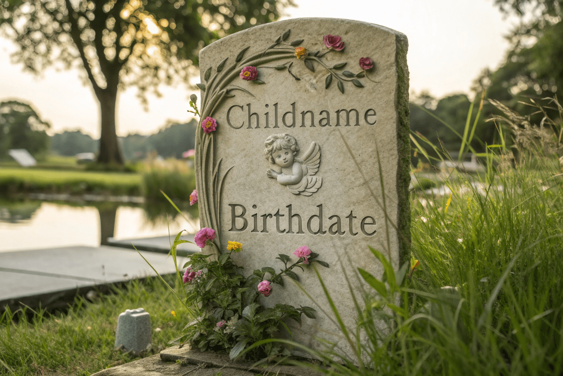 اهمیت ظرافت و معنویت در طراحی سنگ قبر کودک