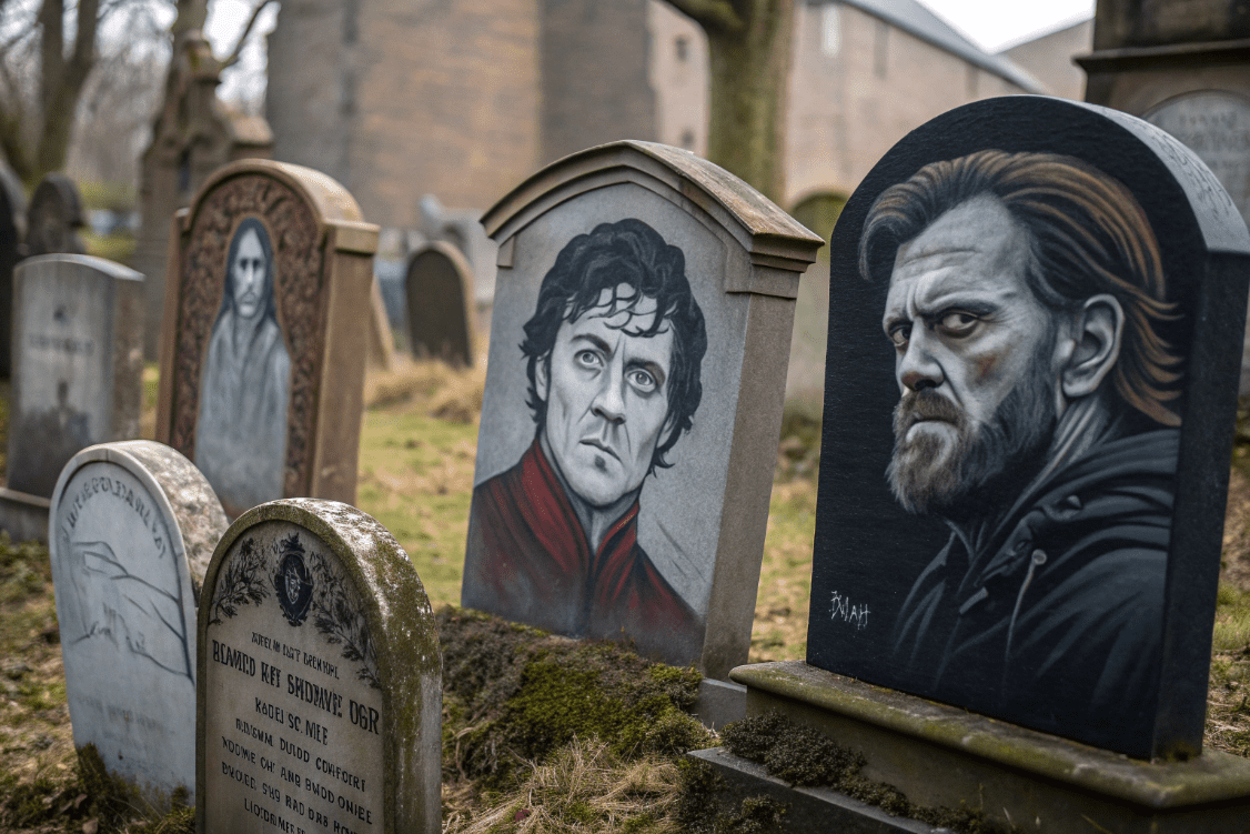 روش‌های چاپ و نقاشی چهره روی سنگ قبر