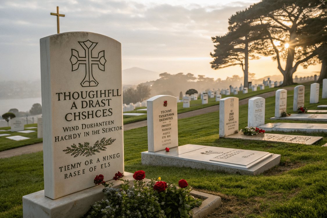 اهمیت انتخاب متن و طرح مناسب برای حکاکی سنگ قبر