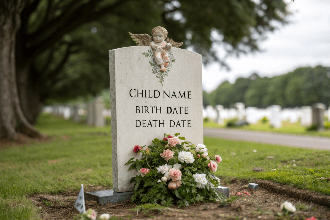 اهمیت ظرافت و معنویت در طراحی سنگ قبر کودک