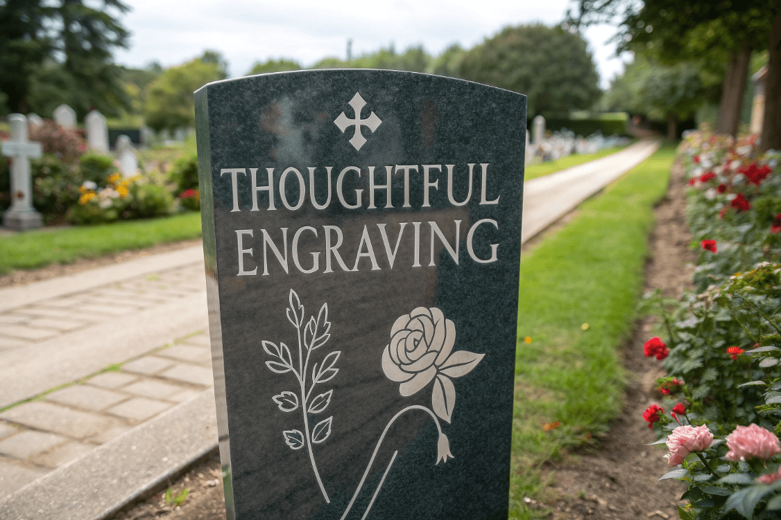 اهمیت انتخاب متن و طرح مناسب برای حکاکی سنگ قبر