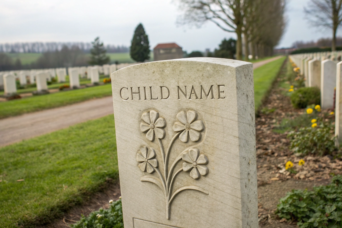 اهمیت ظرافت و معنویت در طراحی سنگ قبر کودک