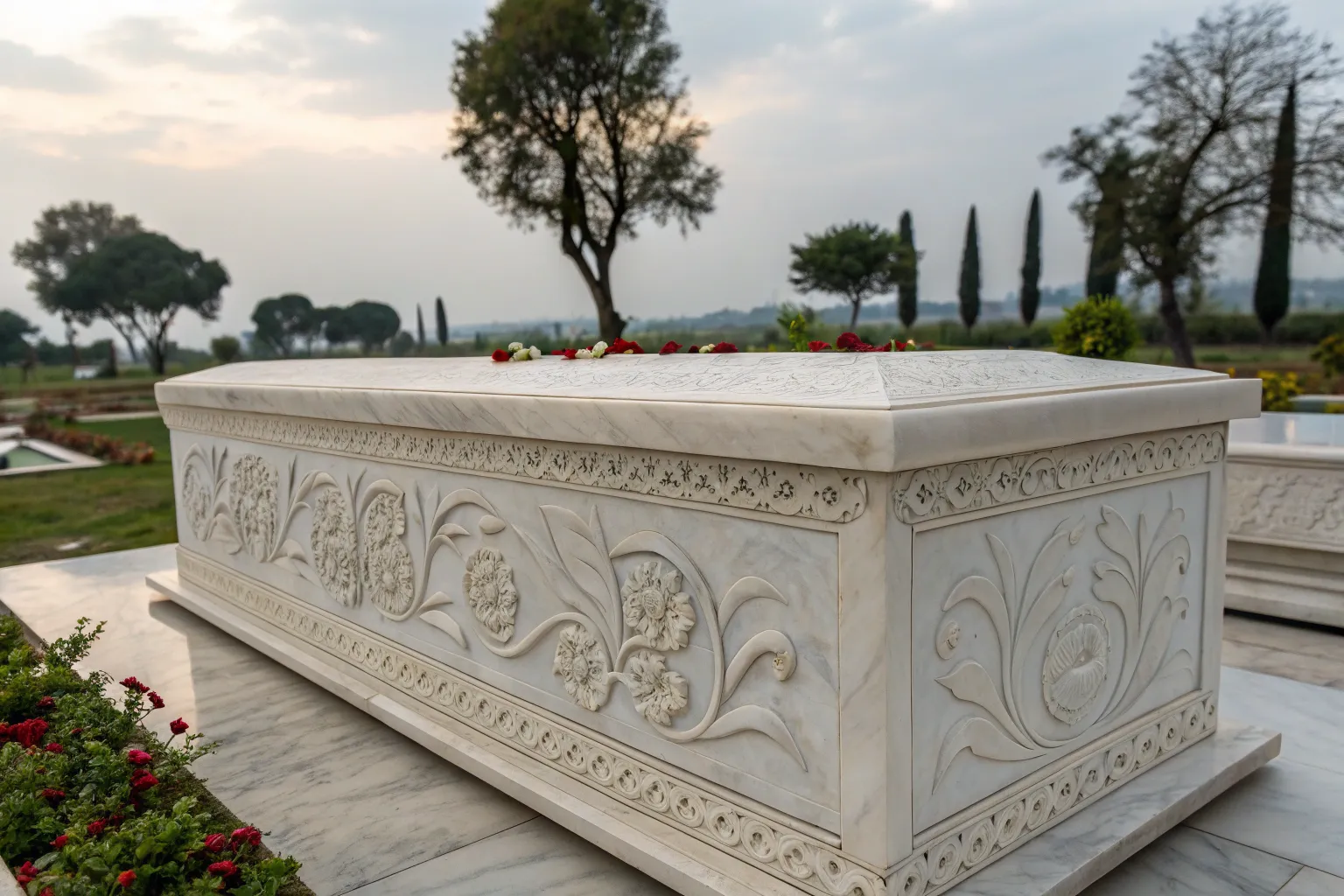 نحوه ترمیم و بازسازی سنگ قبر مرمر پس از چند سال استفاده