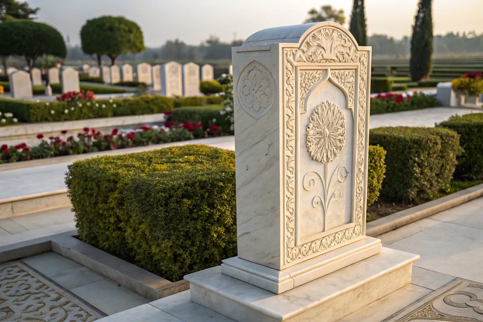 ایدههای هنری برای معرق کاری روی سنگ مزار مرمر