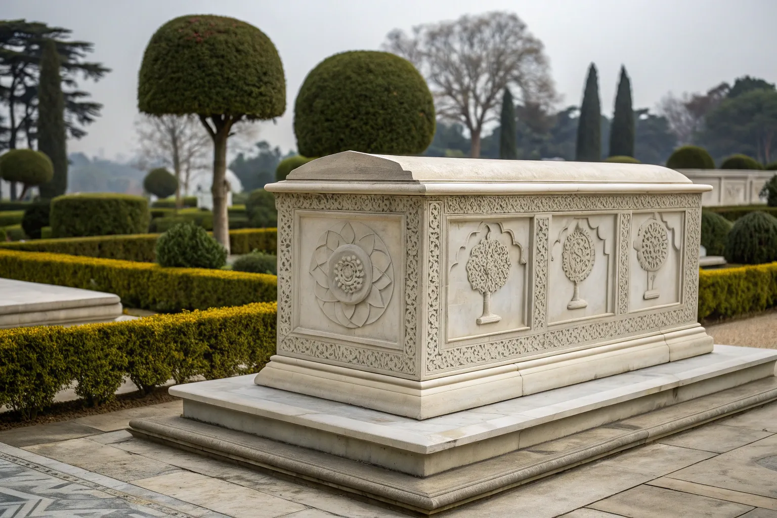 نحوه ترمیم و بازسازی سنگ قبر مرمر پس از چند سال استفاده