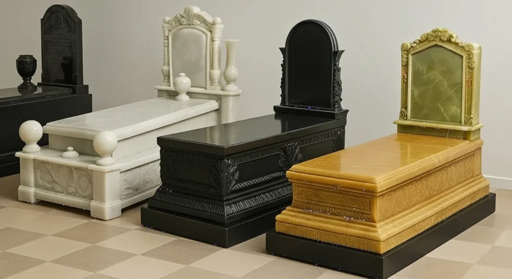 سنگ قبر ساده و شیک، بهترین قیمت سنگ قبر، سنگ قبر ساده و ارزان 1404