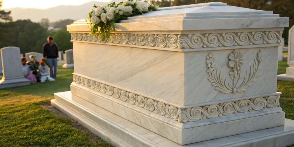 سنگ هرات سفید 1404؛ انتخابی اصیل و لوکس برای سنگ مزار