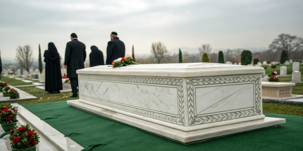 سنگ هرات سفید 1404؛ انتخابی اصیل و لوکس برای سنگ مزار 