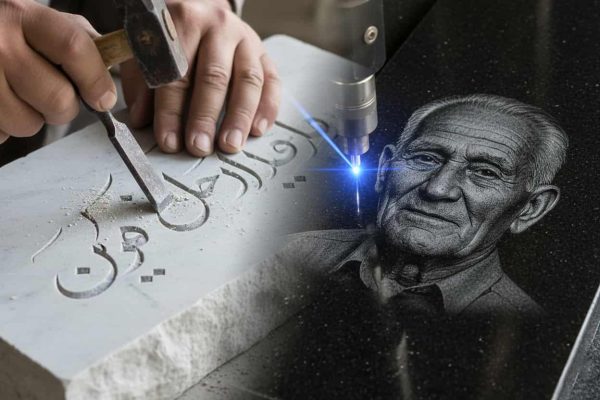 هزینه طراحی و حک نام روی سنگ مزار چقدر است؟