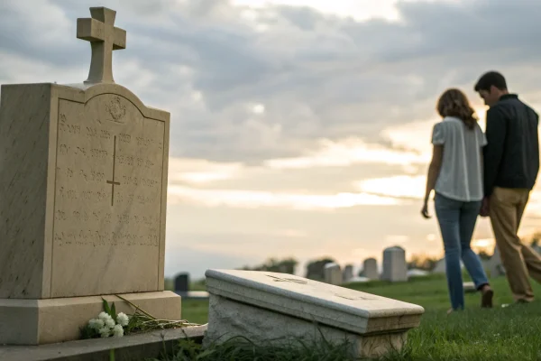 زیباترین سنگ قبر برای مادر